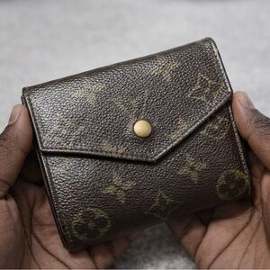 Authentic Vintage Louis Vuitton Monogram Envelope Trifold Wallet